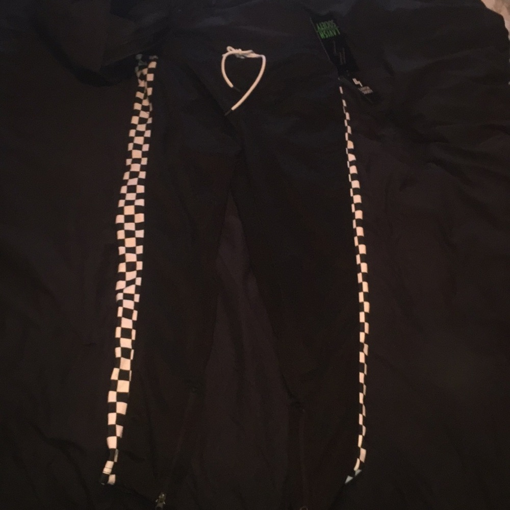 ❗️Black and white checkered track pants❗️